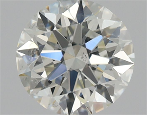 Picture of Natural Diamond 0.90 Carats, Round with Excellent Cut, K Color, SI2 Clarity and Certified by GIA