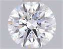 Lab Grown Diamond 0.73 Carats, Round with Ideal Cut, E Color, VVS1 Clarity and Certified by IGI