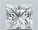 Natural Diamond 1.02 Carats, Princess with  Cut, G Color, VS2 Clarity and Certified by GIA