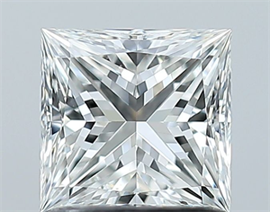 Picture of Natural Diamond 1.02 Carats, Princess with  Cut, G Color, VS2 Clarity and Certified by GIA