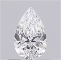 Natural Diamond 0.40 Carats, Pear with  Cut, F Color, VS2 Clarity and Certified by GIA