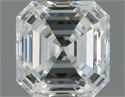Natural Diamond 1.01 Carats, Asscher with  Cut, I Color, VVS2 Clarity and Certified by IGI