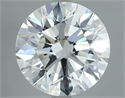 Diamante Natural 4.01 quilates, Redondo , Color G, claridad SI1 y certificado HRD