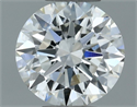 Natural Diamond 0.50 Carats, Round with Excellent Cut, G Color, VS2 Clarity and Certified by GIA