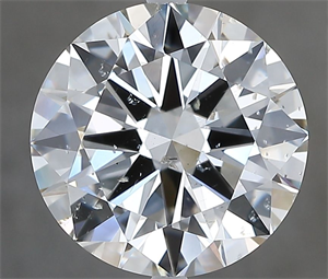 Foto Diamante Natural 4.01 quilates, Redondo , Color H, claridad SI1 y certificado IGI de