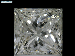 Picture of Natural Diamond 1.50 Carats, Princess with  Cut, I Color, VS2 Clarity and Certified by GIA