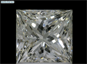 Natural Diamond 1.50 Carats, Princess with  Cut, I Color, VS2 Clarity and Certified by GIA
