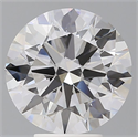 Lab Grown Diamond 5.03 Carats, Round with Ideal Cut, E Color, VVS2 Clarity and Certified by IGI