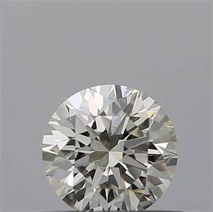 Picture of Natural Diamond 0.43 Carats, Round with Excellent Cut, J Color, VVS2 Clarity and Certified by IGI