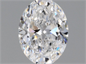 Natural Diamond 0.50 Carats, Oval with  Cut, D Color, VS2 Clarity and Certified by GIA