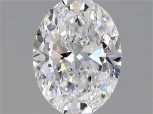 Picture of Natural Diamond 0.50 Carats, Oval with  Cut, D Color, VS2 Clarity and Certified by GIA