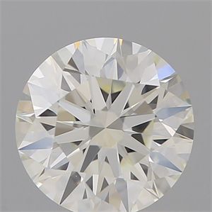 Picture of Natural Diamond 0.75 Carats, Round with Excellent Cut, I Color, VVS2 Clarity and Certified by IGI