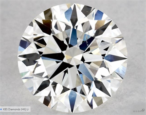 Foto Diamante Natural 0.53 quilates, Redondo , Color G, claridad VS2 y certificado GIA de