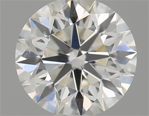 Foto Diamante Natural 0.40 quilates, Redondo , Color H, claridad SI1 y certificado GIA de