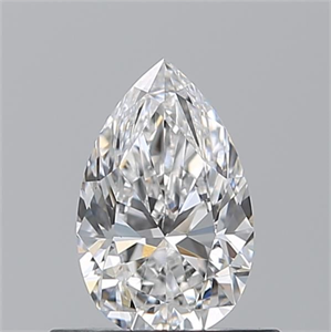Foto Diamante Natural 0.50 quilates, De pera , Color E, claridad VS1 y certificado GIA de