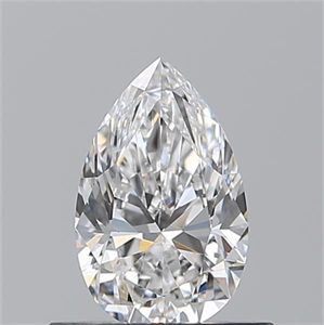 Foto Diamante Natural 0.50 quilates, De pera , Color E, claridad VS1 y certificado GIA de