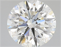 Diamante Natural 0.53 quilates, Redondo , Color J, claridad VS1 y certificado GIA