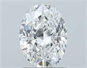 Natural Diamond 1.01 Carats, Oval with  Cut, F Color, SI1 Clarity and Certified by GIA
