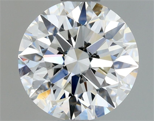 Picture of Natural Diamond 0.90 Carats, Round with Excellent Cut, E Color, SI1 Clarity and Certified by GIA
