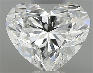 Picture of Natural Diamond 0.40 Carats, Heart with  Cut, G Color, VS2 Clarity and Certified by GIA