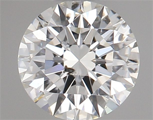 Picture of Natural Diamond 0.47 Carats, Round with Excellent Cut, H Color, SI2 Clarity and Certified by IGI