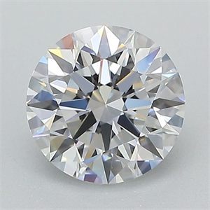 Picture of Lab Grown Diamond 1.42 Carats, Round with Ideal Cut, D Color, VVS1 Clarity and Certified by IGI