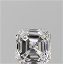 Natural Diamond 0.91 Carats, Asscher with  Cut, F Color, VS1 Clarity and Certified by GIA