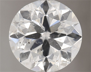 Foto Diamante Natural 2.01 quilates, Redondo , Color H, claridad I1 y certificado GIA de