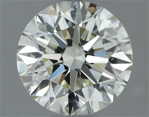 Picture of Natural Diamond 0.80 Carats, Round with Excellent Cut, M Color, VVS1 Clarity and Certified by GIA
