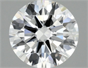 Lab Grown Diamond 2.01 Carats, Round with Ideal Cut, D Color, VVS2 Clarity and Certified by IGI