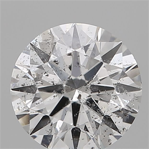 Picture of Natural Diamond 0.70 Carats, Round with Excellent Cut, E Color, I1 Clarity and Certified by GIA