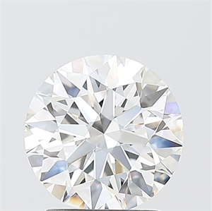 Picture of Lab Grown Diamond 2.10 Carats, Round with Ideal Cut, E Color, VVS1 Clarity and Certified by IGI