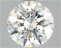 Natural Diamond 0.90 Carats, Round with Excellent Cut, I Color, SI1 Clarity and Certified by GIA
