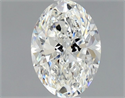 Natural Diamond 0.80 Carats, Oval with  Cut, G Color, VVS2 Clarity and Certified by GIA