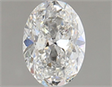 Natural Diamond 1.01 Carats, Oval with  Cut, F Color, VS2 Clarity and Certified by GIA