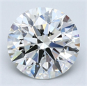 Diamante Natural 2.25 quilates, Redondo , Color H, claridad VVS1 y certificado GIA