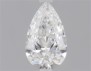 Picture of Natural Diamond 0.50 Carats, Pear with  Cut, D Color, VS2 Clarity and Certified by GIA