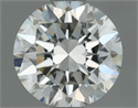 Natural Diamond 0.90 Carats, Round with Excellent Cut, J Color, IF Clarity and Certified by IGI