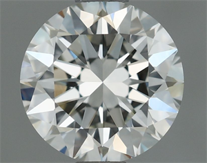 Picture of Natural Diamond 0.90 Carats, Round with Excellent Cut, J Color, IF Clarity and Certified by IGI