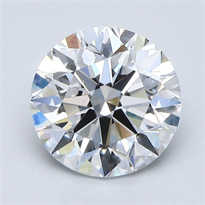 Picture of Natural Diamond 1.80 Carats, Round with Excellent Cut, D Color, VS2 Clarity and Certified by GIA