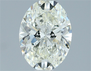 Picture of Natural Diamond 1.00 Carats, Oval with  Cut, I Color, VVS1 Clarity and Certified by IGI