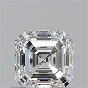 Picture of Natural Diamond 0.70 Carats, Asscher with  Cut, G Color, VVS2 Clarity and Certified by GIA