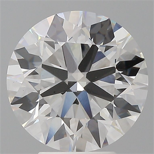 Picture of Lab Grown Diamond 4.58 Carats, Round with Ideal Cut, E Color, VS1 Clarity and Certified by IGI