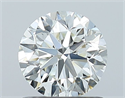 Diamante Natural 1.00 quilates, Redondo , Color J, claridad VVS2 y certificado GIA