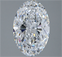 Diamante Natural 5.02 quilates, Ovalado , Color D, claridad VS1 y certificado GIA