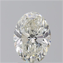 Natural Diamond 2.21 Carats, Oval with  Cut, J Color, VS1 Clarity and Certified by GIA