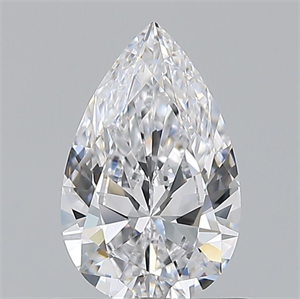 Picture of Natural Diamond 0.80 Carats, Pear with  Cut, D Color, IF Clarity and Certified by GIA