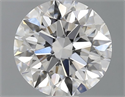 Lab Grown Diamond 1.09 Carats, Round with Very Good Cut, D Color, VVS2 Clarity and Certified by GIA