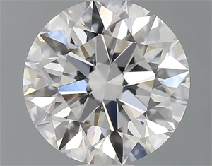 Picture of Lab Grown Diamond 1.09 Carats, Round with Very Good Cut, D Color, VVS2 Clarity and Certified by GIA