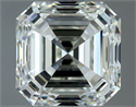 Natural Diamond 1.51 Carats, Asscher with  Cut, I Color, VVS1 Clarity and Certified by IGI